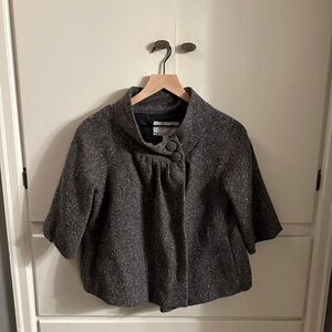 Old Navy Charcoal Cape Jacket